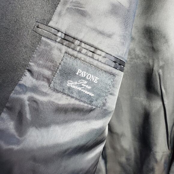 Pavone black 100% Cashmere blazer in size 46R - Picture 3 of 9